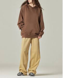 2025 sudaderas con capucha para mujer de alta calidad con bolsillo frontal de color, moda informal para mujer, sudaderas con capucha y sudaderas de gran tamaño, mezcla de algodón - Product Image 3