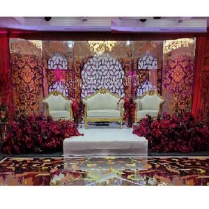 Stylish Design Wedding Stage Mirror <b>Frame</b> Western Wedding Reception Stage <b>Backdrop</b> <b>Frame</b> Eminent Wedding Stage <b>Backdrop</b> <b>Frame</b> UK - Product Image 1