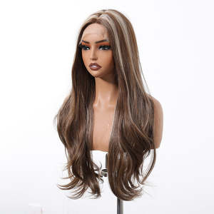DWY Glueless HD Lace Front Synthetic <b>Wig</b> 30-32 Inches Loose Wave Body Wave <b>Wig</b> Heat Resistant Fiber - Product Image 5