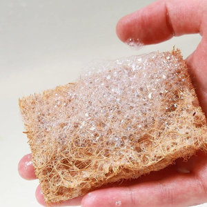 2025 dernière qualité supérieure 100% noix de coco coquille lave-vaisselle tampon de nettoyage robuste brosse éponge pour pot en fibres de noix de coco - Product Image 5