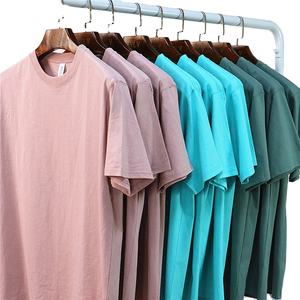 Camiseta de algodón pesado 230 Gsm, venta al por mayor, manga corta, logotipo OEM de alta calidad, camiseta Unisex personalizada para hombres, envío DDP - Product Image 1