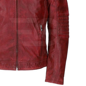 Men <b>Leather</b> <b>Jacket</b> Fashion Streetwear Apparel Winter Outerwear Durable <b>Leather</b> Clothing Premium Style - Product Image 6