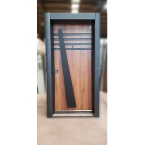 ABSDOOR MARSIS Porte intérieure moderne en acier inoxydable DKP, haute sécurité, isolation thermique, système de verrouillage, entrée villa hôtel Turquie - Product Image 5