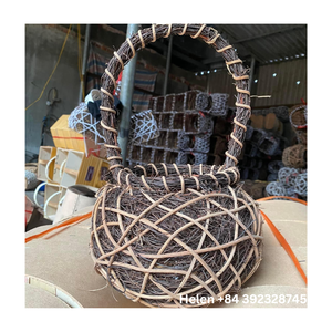 PANIER EN ROTIN POUR LE COMMERCE MONDIAL FABRIQUÉ AU VIETNAM TOP VENTE PANIER EN ROTIN 2025 - Product Image 4