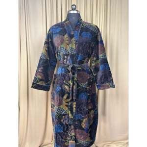 Kimono de luxe unisexe en velours, élégant, réversible, doublé de soie, robe de chambre originale, douce, pour l'automne et l'hiver, cadeau de Noël, robe de maison, veste bohème - Product Image 2