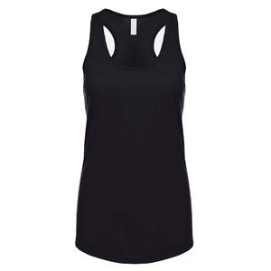 Débardeurs de haute qualité pour femmes, col montant, dos nageur, Next Level Womens Lightweight Racerback Ringspun Jersey Polyester Tank Top - Product Image 1