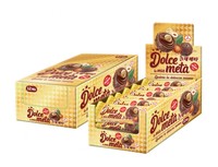 Barras de Chocolate con Avellanas Sólidas Yum'z Bites DOLCE META 39G, Snack Exótico Turco Marrón en Forma de Bola