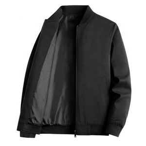 Chaqueta para hombre Chaqueta de lujo ligera Hombres Conjunto de chaqueta de hombre simple y breve Noble Cómodo Liso Cómodo Servicio OEM - Product Image 1