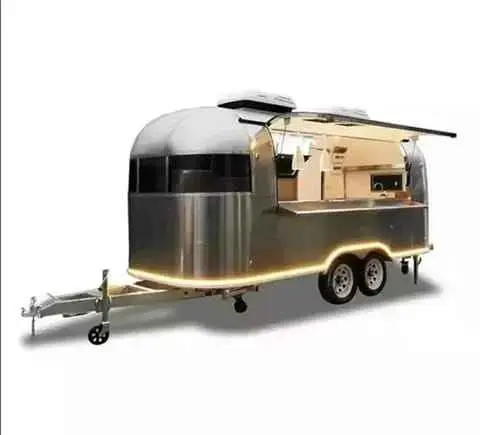 Mini caminhão reboque baixo preço elétrico food truck mobile food cart street food trucks com ac