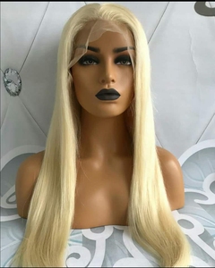 Perruque en dentelle complète de cheveux vierges de haute qualité, nouée à la main, 100% cheveux humains, fournisseurs de cheveux vierges en gros, lisse, transparente, dentelle complète HD - Product Image 1