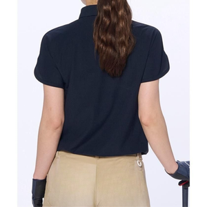 Camisetas de Golf de Punto Dry Fit para Mujer, Algodón para Camiseta, Elásticas en 4 Direcciones, Protección UV, Ropa Deportiva Transpirable, Logotipo Personalizado OEM/ODM - Product Image 2