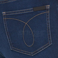 Jeans décontractés confortables et respirants à taille mi-haute, coupe droite, couleur unie, construction durable, mouvements faciles, 100 % coton, écologiques