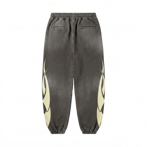 Pantalon de jogging pour homme 320 GSM en sergé premium, écologique, séchage rapide, respirant, avec cordon de serrage et empiècements latéraux, marque privée - Product Image 2