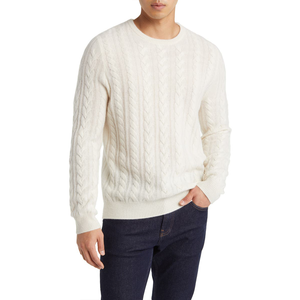 El suéter informal de invierno para hombre personalizado más popular, prendas de punto transpirables para hombre - Product Image 1