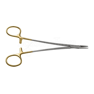 DeBakey Porte-aiguille 7 pouces Carbure de tungstène délicat dentelé Outil médical chirurgical en acier inoxydable - Product Image 3