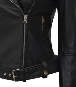 OEM High Quality Fish Leather Jacket Ladies 2024 Hot Style Waterproof Reversible Breathable Quick Dry Cotton Lining Cool Lapel - Product Image 3