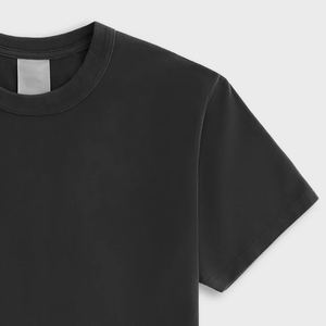 Ropa de Calle Moderna y a la Moda, Cómoda y Ligera, de Manga Corta y Cuello Redondo / Top Básico para Uso Diario, Fabricante Mayorista, Color Sólido - Product Image 4