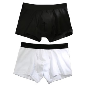 Venta al por mayor de Calzoncillos Bóxer personalizados para hombre, ropa interior de tejido de punto transpirable suave, pantalones cortos cómodos a la moda, en la cintura Logo, proveedor OEM - Product Image 5