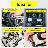 Abriebfestes Geräuschdämpfendes Auto-Polyestertuch Selbstklebendes Kabelbaum-Band zum Schutz von Elektrokabeln