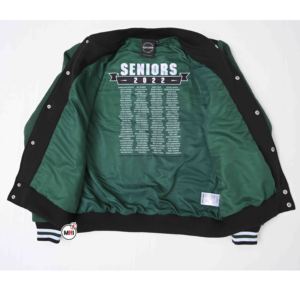High Quality Lettermen Varsity <b>Jackets</b> Casual Leather Sleeves Embroidery Breathable 100% Polyester Mens Vintage Cotton Winter - Product Image 2