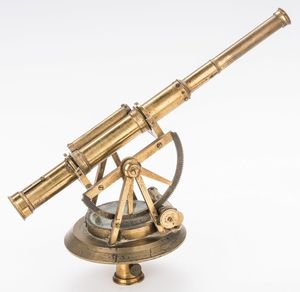 Telescopio de metal portátil, instrumento óptico compacto, lente ajustable, acero inoxidable, uso duradero para coleccionistas - Product Image 1
