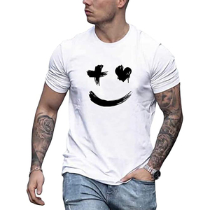 Camiseta de Manga Corta para Hombre, Cuello Redondo Clásico, con Bolsillo, Venta Directa de Fábrica, Transpirable - Product Image 5