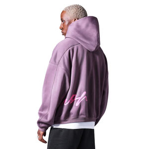 Top 100% coton bouffant à capuche pour hommes Signature impression pull Style col à capuche poche conception solide hiver sweat à capuche aérien - Product Image 5