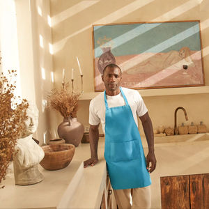 Tablier de cuisine unisexe sans manches BEAM 100% polyester non tissé, respirant, écologique, évacuant l'humidité, économiseur d'eau, style simple - Product Image 5