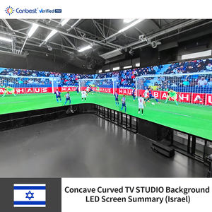 Canbest Fl P2 2Mm 13760X1600Mm 45.14Ftx5.24Ft Fondo de estudio curvo cóncavo Pantalla LED Pared de video en Israel - Product Image 6