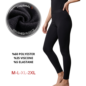 Leggings Térmicos para Mujer, Pantalones de Forro Polar para Yoga y Fitness - Product Image 1