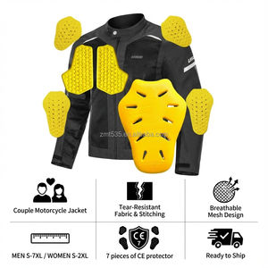 Chaqueta de motociclista de malla transpirable para hombre, modelo 3027n, para verano, para motocross y carreras, de fábrica - Product Image 4