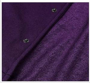 Blouson de baseball d'hiver en coton éponge de style urbain personnalisé de qualité supérieure vestes d'université pour hommes veste décontractée pour homme avec lettres - Product Image 3