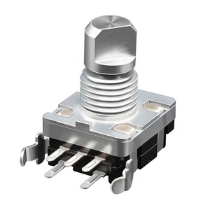 Encodeur rotatif EC11 avec bouton-poussoir 0,5 mm/1,5 mm, 16 impulsions, 16 positions, à ressort, autobloquant, 220 V, 20 A, rotation 360° - Product Image 3