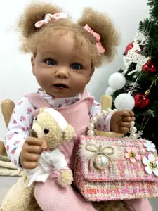 Juguetes de bebé recién nacido para niñas, molde de cuerpo completo a la moda, Kit de muñeca realista