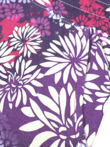 Jersey individual Morado para hombre, pantalón corto para el próximo verano, estampado de flores, cierre de cintura elástica - Product Image 3