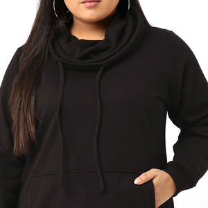Design classique pour l'hiver Logo avant-Top vente sweats à capuche pour femmes OEM qualité supérieure pulls à capuche décontractés pour femmes - Product Image 3