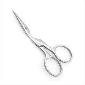 Ciseaux à cuticules en acier inoxydable, design élégant en forme d'autruche, lame droite pour le soin des ongles, tranchants pour la broderie et la couture - Product Image 1