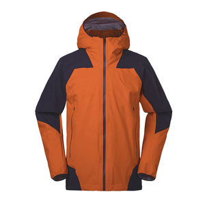 Veste d'extérieur Softshell avec logo personnalisé pour hommes en toile imperméable et respirante pour la randonnée, coupe-vent et confortable - Product Image 3