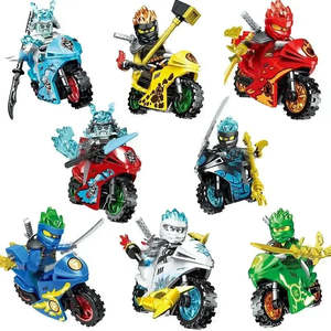 For Lego Ninjago 8 Plastic Figurines <b>Building</b> <b>Block</b> Set Cartoon Educational Action DIY Model Toy - Product Image 4
