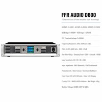 Amplificateur de puissance numérique de classe D GaN série D FFR AUDIO