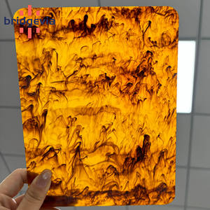 Feuille acrylique à texture marbre, polissage, épaisseur 3 mm, panneau/plaque en plastique pour boîtes lumineuses publicitaires, décoration intérieure - Product Image 5