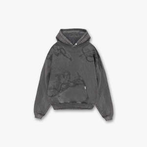 Sudadera con Capucha Tie Dye Sunfade de Felpa Francesa Gruesa de Alta Calidad, Estilo Vintage Lavado, Ropa Urbana, Sudadera de Algodón Premium para Hombre - Product Image 2