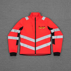 Winter Wear Waterproof High Visibility ANSI Class 2 100% Polyester LED Flash <b>Work</b> Safety Jacket <b>Men</b> - Product Image 2