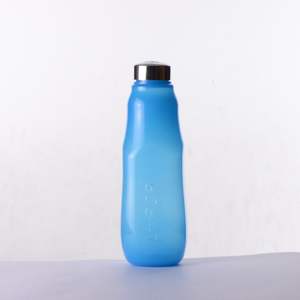 Bouteille d'eau écologique de 500ml Bouteille d'eau élégante Bouteille de style de vie durable Verres sûrs pour la santé Longue durée réutilisable - Product Image 3