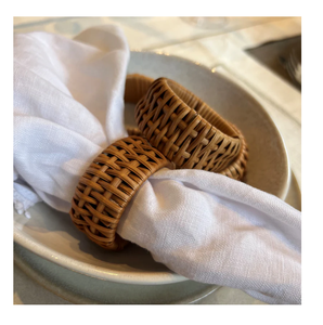 Custom High Quality Rattan Napkin Ring Holder Gifts Popular Design Rattan Napkin Ring <b>for</b> <b>Wedding</b> Decorate Item - Product Image 2