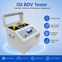 Equipo de Prueba de Resistencia Dieléctrica y Voltaje de Ruptura del Aceite Aislante, Probador de BDV para Aceite de Transformadores