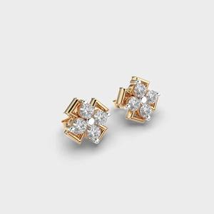 Pendientes de Diamantes Elegantes de Primera Calidad, Joyería de Lujo para Mujer, Regalo Perfecto para el Día de San Valentín y Navidad - Product Image 2