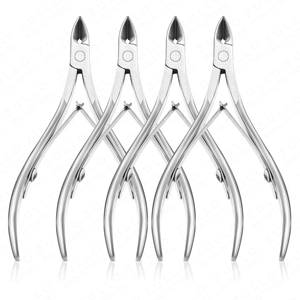 Best High Quality Stainless Steel Nail Care Kit with Cuticle Nipper Scissors Pusher Professional Manicure <b>Pedicure</b> <b>Set</b> - Product Image 4