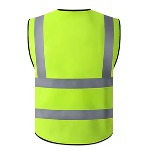 Chaleco de seguridad multifunción con cinta reflectante doble personalizada de la mejor calidad Chaleco de seguridad flexible de construcción de Venta caliente - Product Image 5