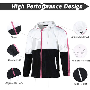 Vêtements de randonnée d'hiver décontractés et imperméables pour hommes; coupe-vent pour femmes vente en gros de vestes de plein air - Product Image 2